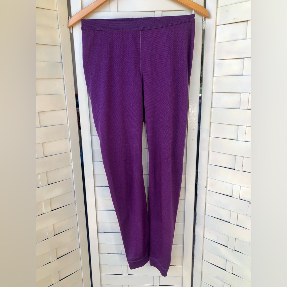 Patagonia Women's Base Layer Magenta Capilené Thermal Leggings Size XS